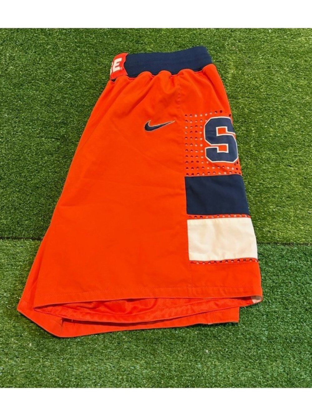 Syracuse orange shorts mens small orange nike hyper elite authentic 5" inseam
